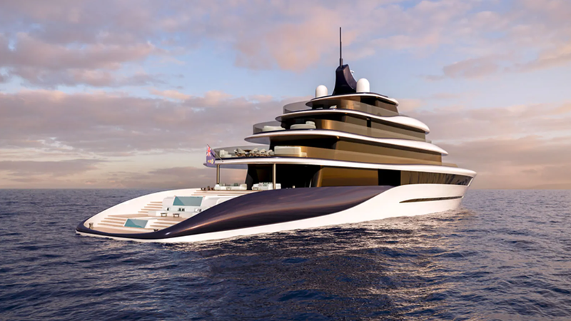 Daroca Design Reveals Real: An 80-Meter Yacht Concept for Oceanco’s Simply Custom Collection