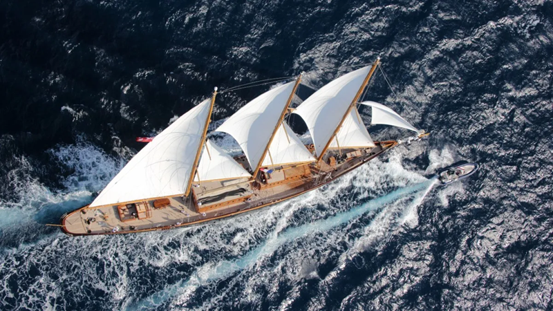 ‘A Floating Piece of History’: How the Gucci Family Restored This 214-Foot Sailing Yacht