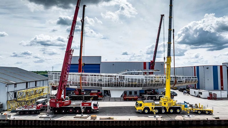 Watch: Vitters launches 44m sailing superyacht Magic