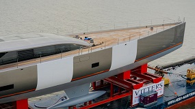 Watch: Vitters launches 44m sailing superyacht Magic