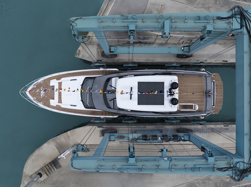 Ferretti Yachts 940 Launched at Cattolica Shipyard