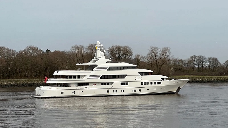70m Lürssen superyacht Saint Nicolas completes major refit at Abeking & Rasmussen