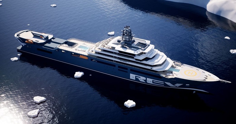 95M superyacht REV OCEAN on the move: The world's largest yacht for charter embarks on sea trials
