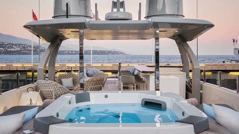 Custom Line Navetta 37 motor yacht Sokny listed for sale