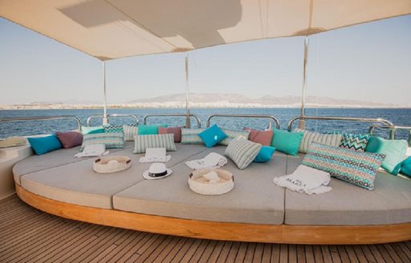Escape the ordinary on a reduced rate Greece yacht charter with 50m superyacht rental MARLA