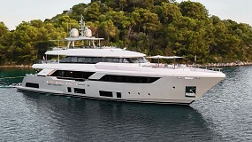 Custom Line Navetta 37 motor yacht Sokny listed for sale
