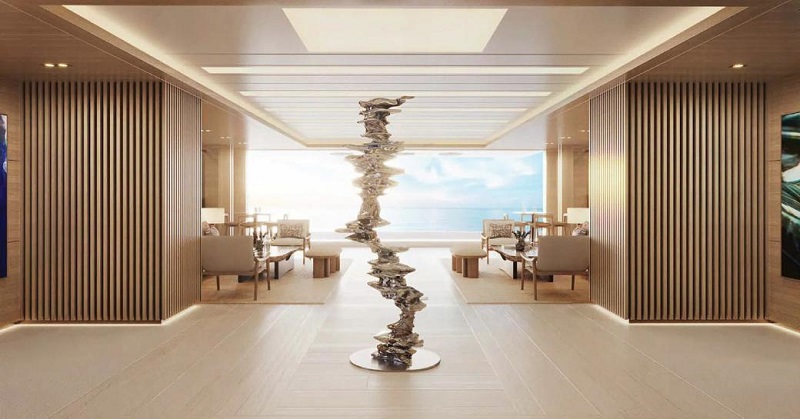 REV OCEAN: First look interior renderings released of the world's largest yacht for charter