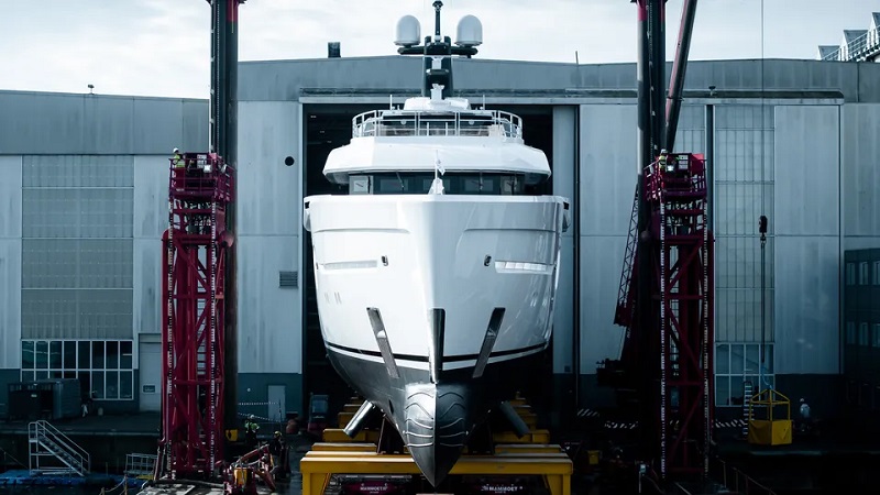 Seventh Amels 60 superyacht approaches launch Seventh Amels 60 superyacht approaches launch