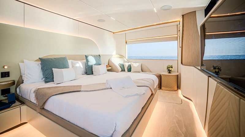 First look inside Gulf Craft's 32m Majesty 100 Terrace yacht