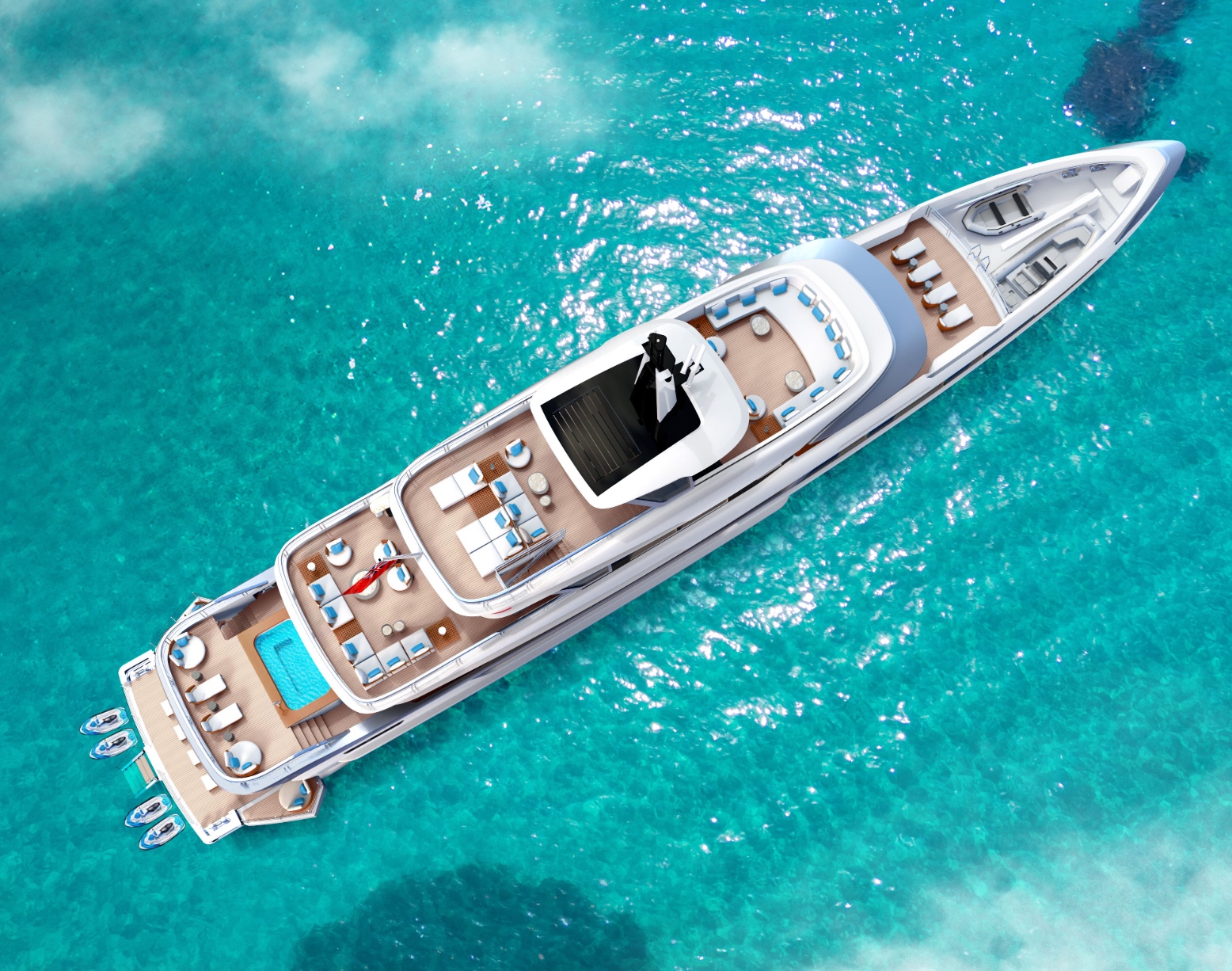 New Exterior Details of 52m GTT 170 Revealed by Dynamiq