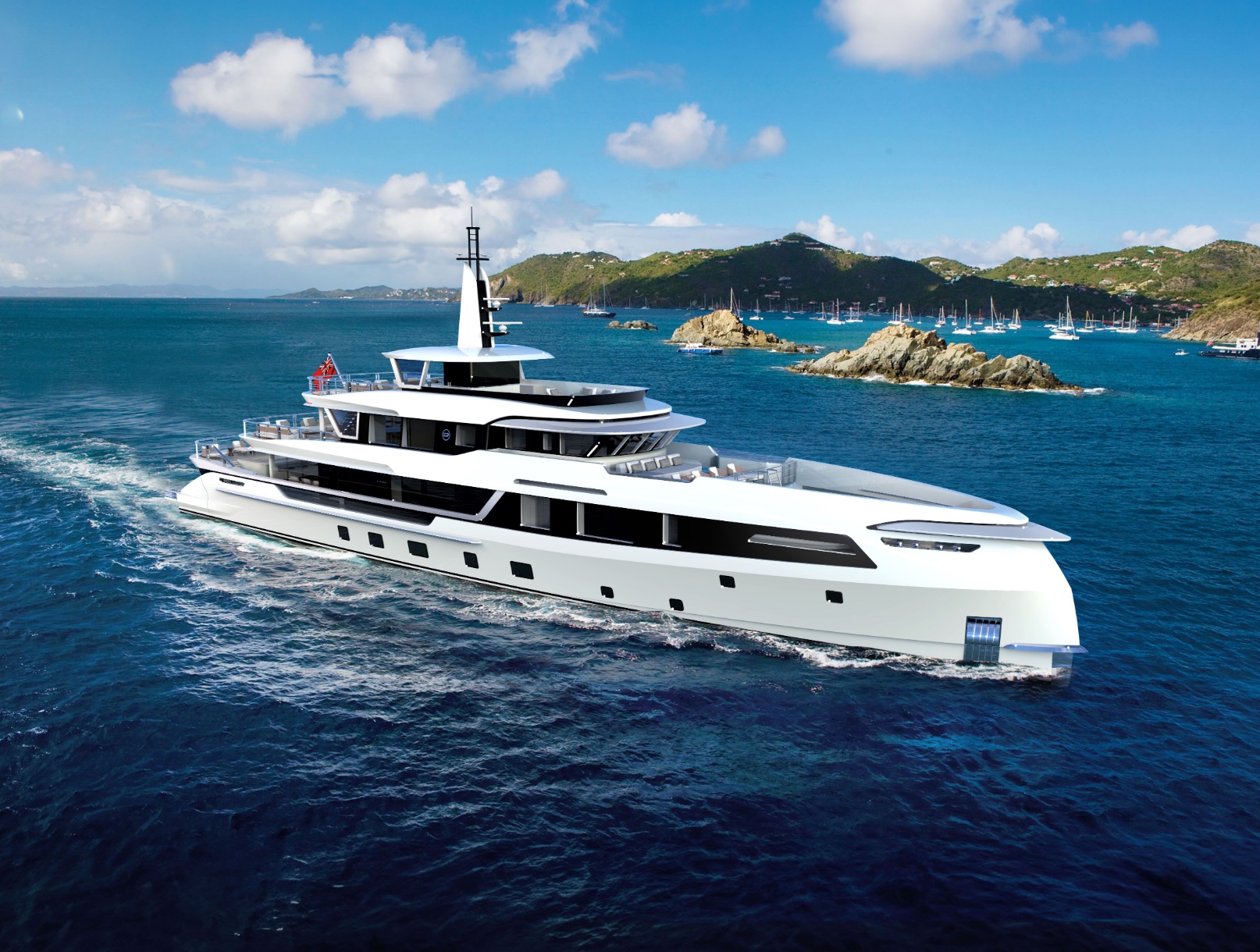 New Exterior Details of 52m GTT 170 Revealed by Dynamiq