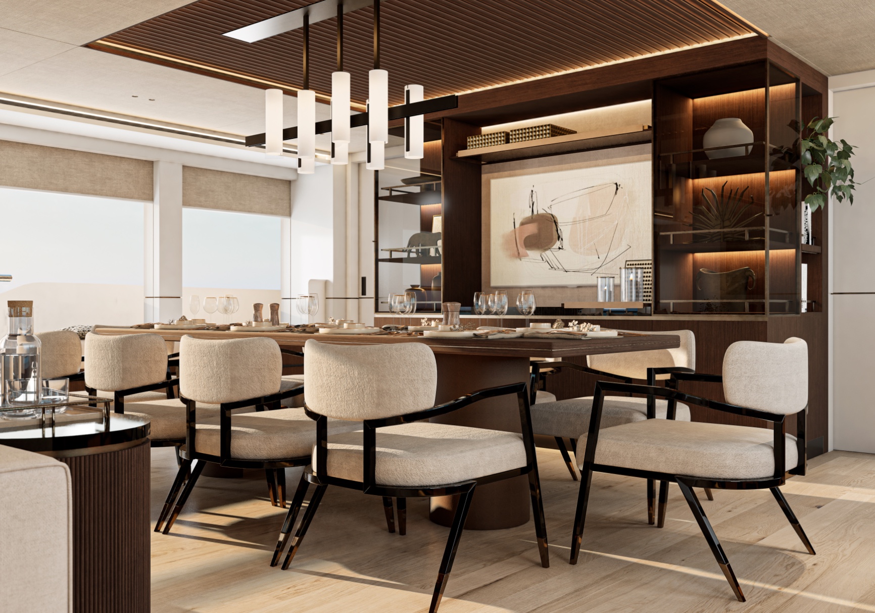 New Burger 180' Interior Revealed by Vripack