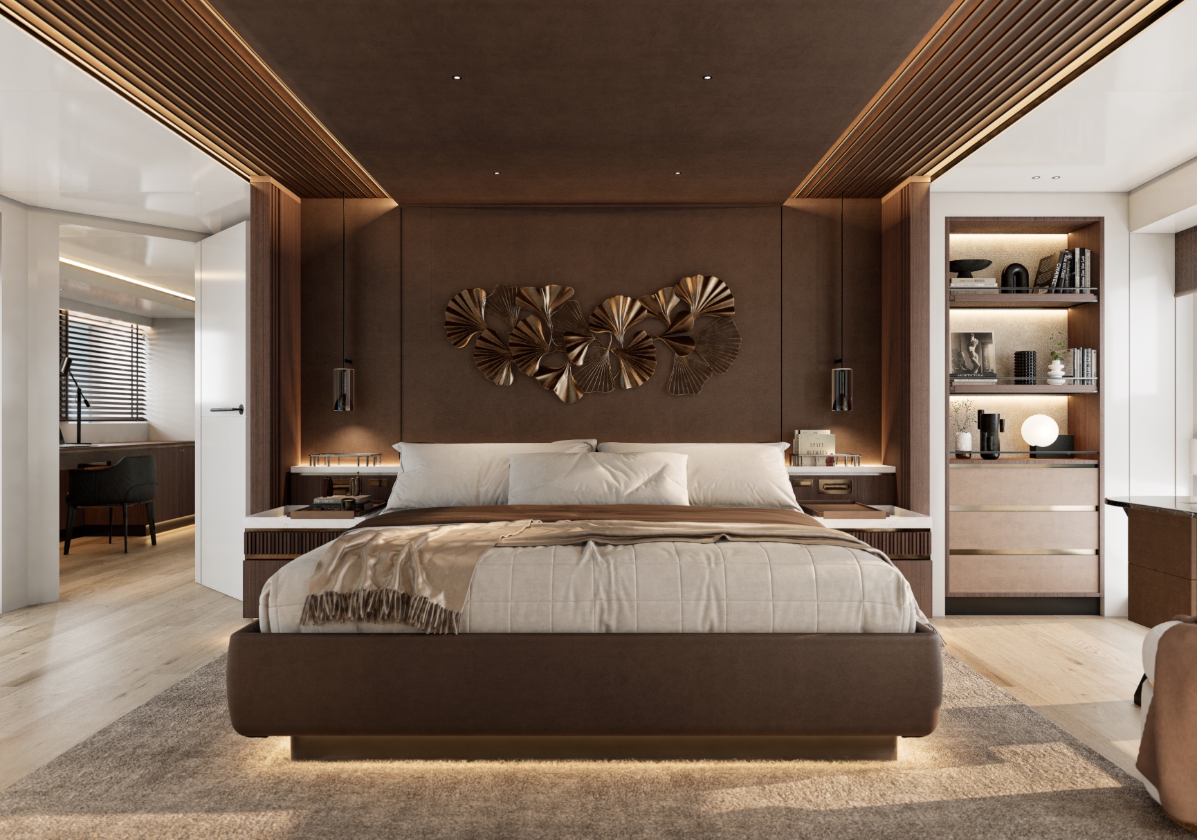 New Burger 180' Interior Revealed by Vripack