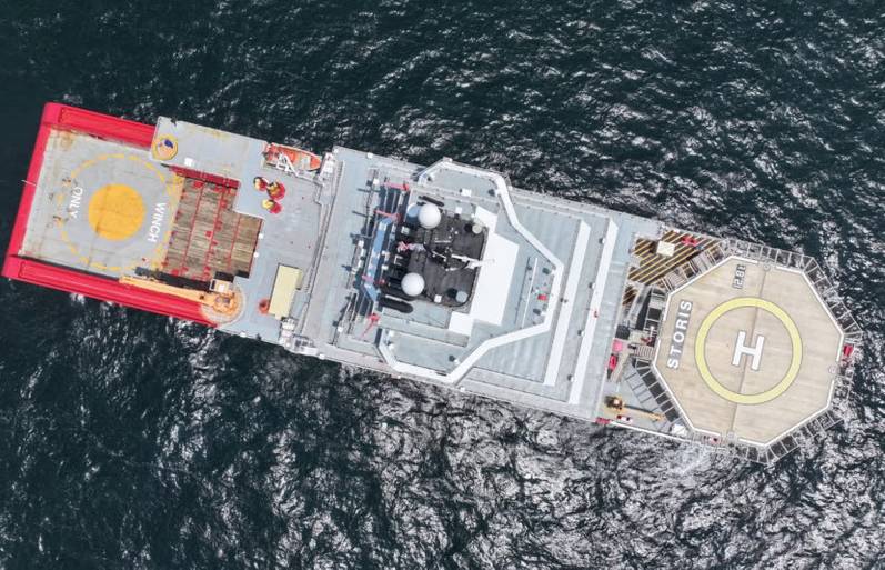 Icebreaker Storis Departs on Maiden Voyage