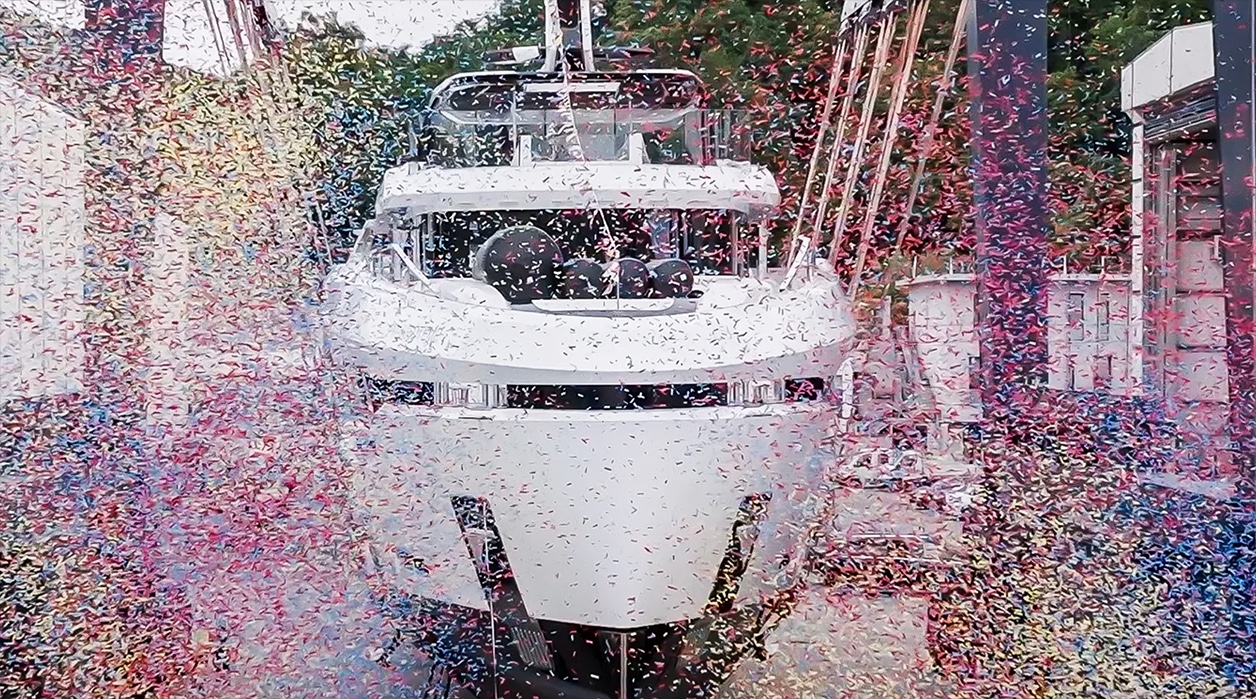 Eighth DOM 133 Andala Launched by Baglietto