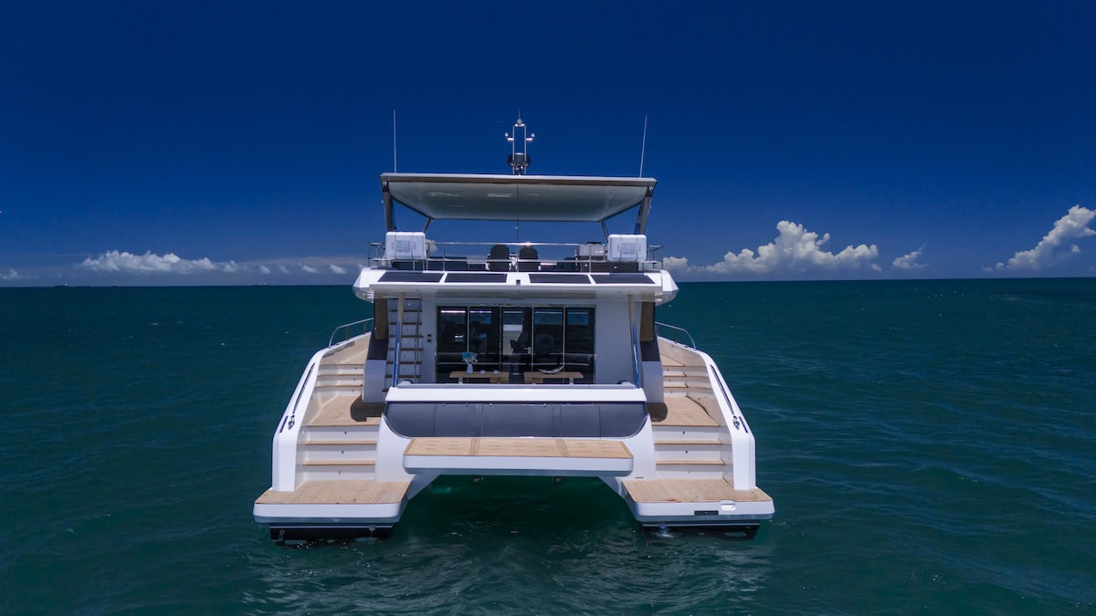 Revolution Marine Group Launches Oceanwalker S60e Solar-Electric Yacht