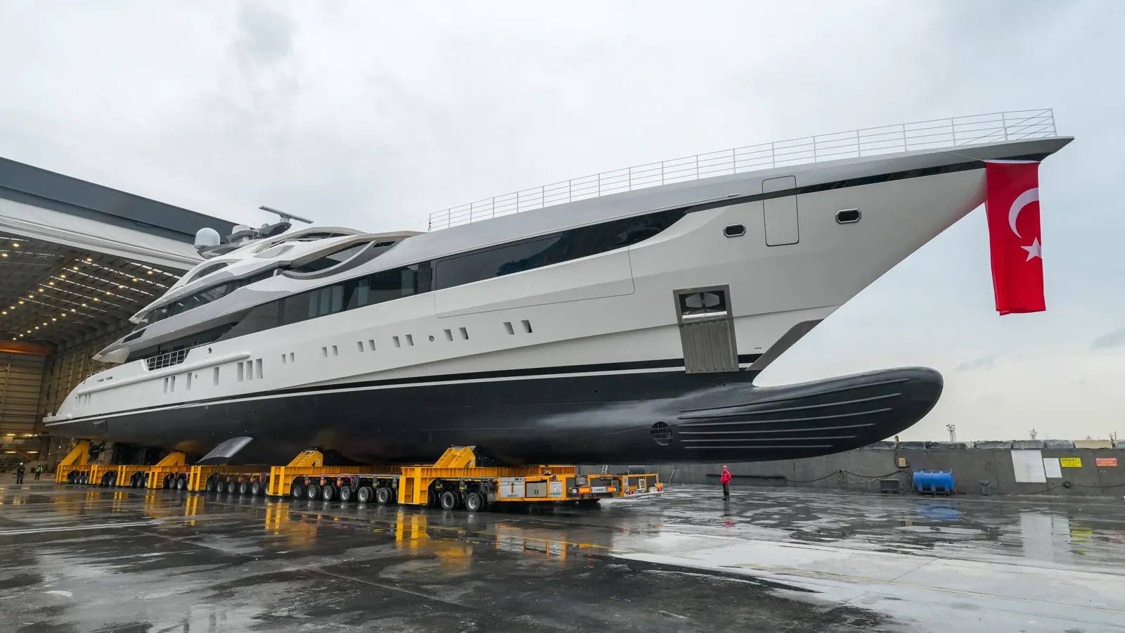 Final 80m Bilgin 263 superyacht Al-Reem on sea trials Final 80m Bilgin 263 superyacht Al-Reem on sea trials