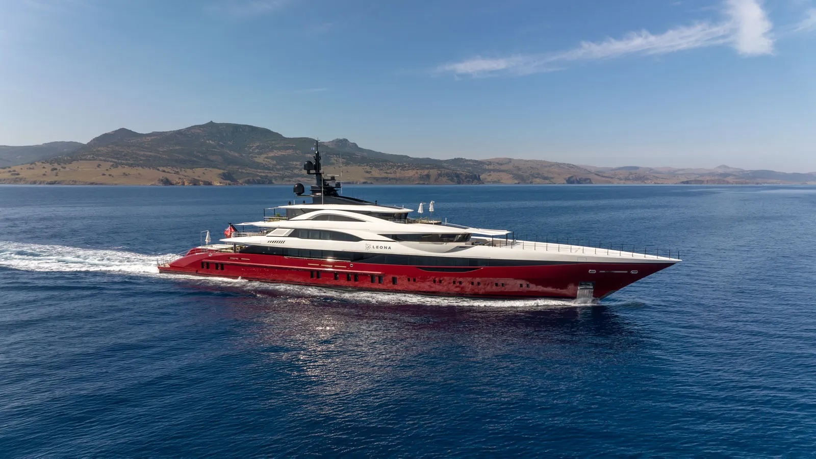 Final 80m Bilgin 263 superyacht Al-Reem on sea trials Final 80m Bilgin 263 superyacht Al-Reem on sea trials