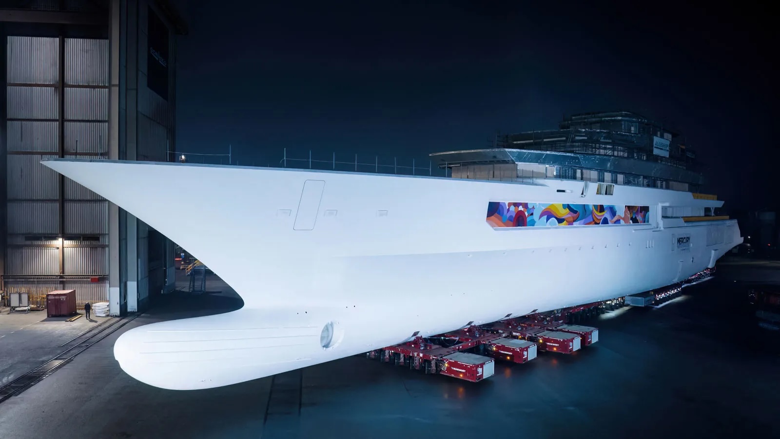 Oceanco launches 111m yacht Y726 in one of its largest builds to date