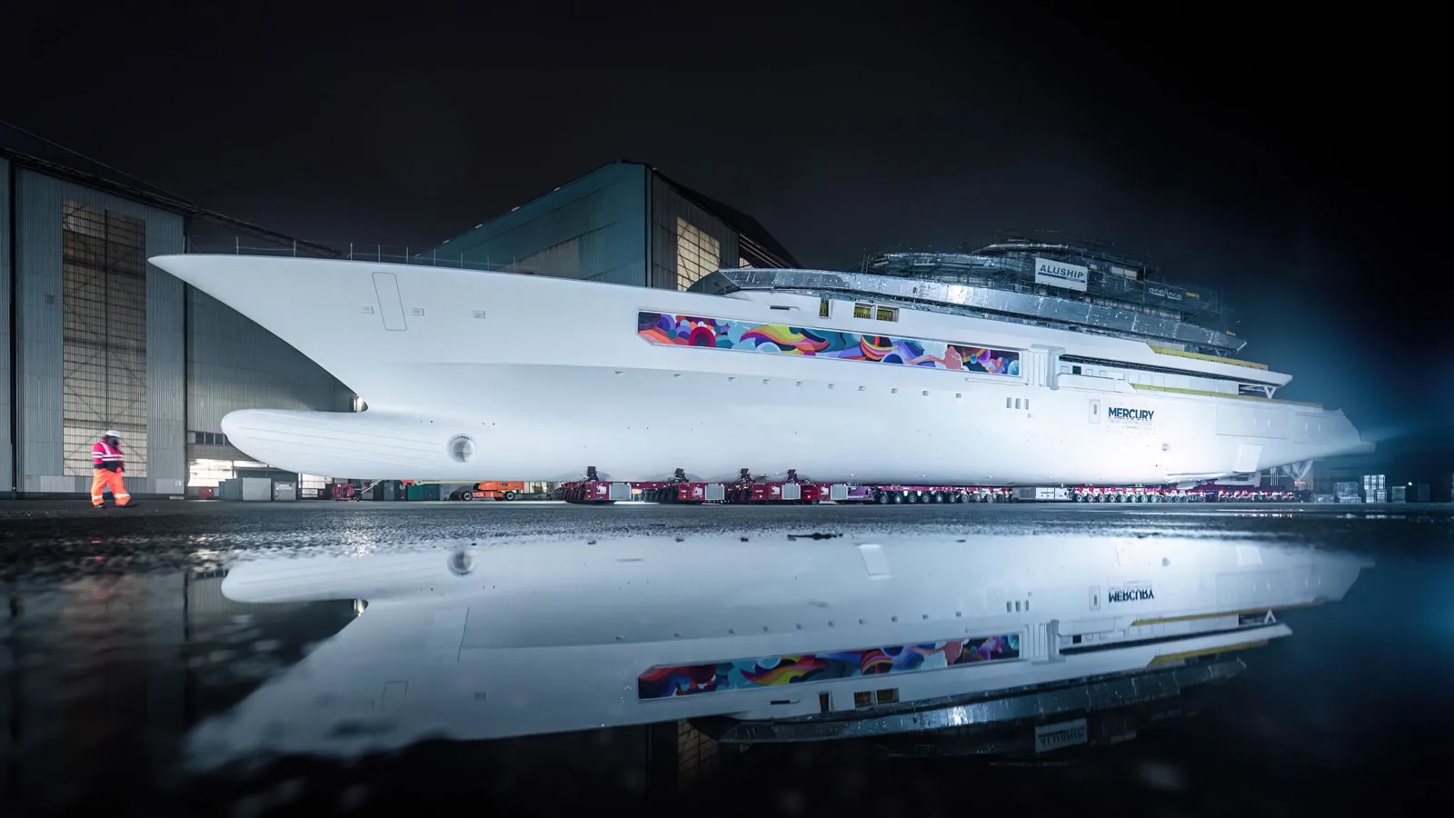 Oceanco launches 111m yacht Y726 in one of its largest builds to date