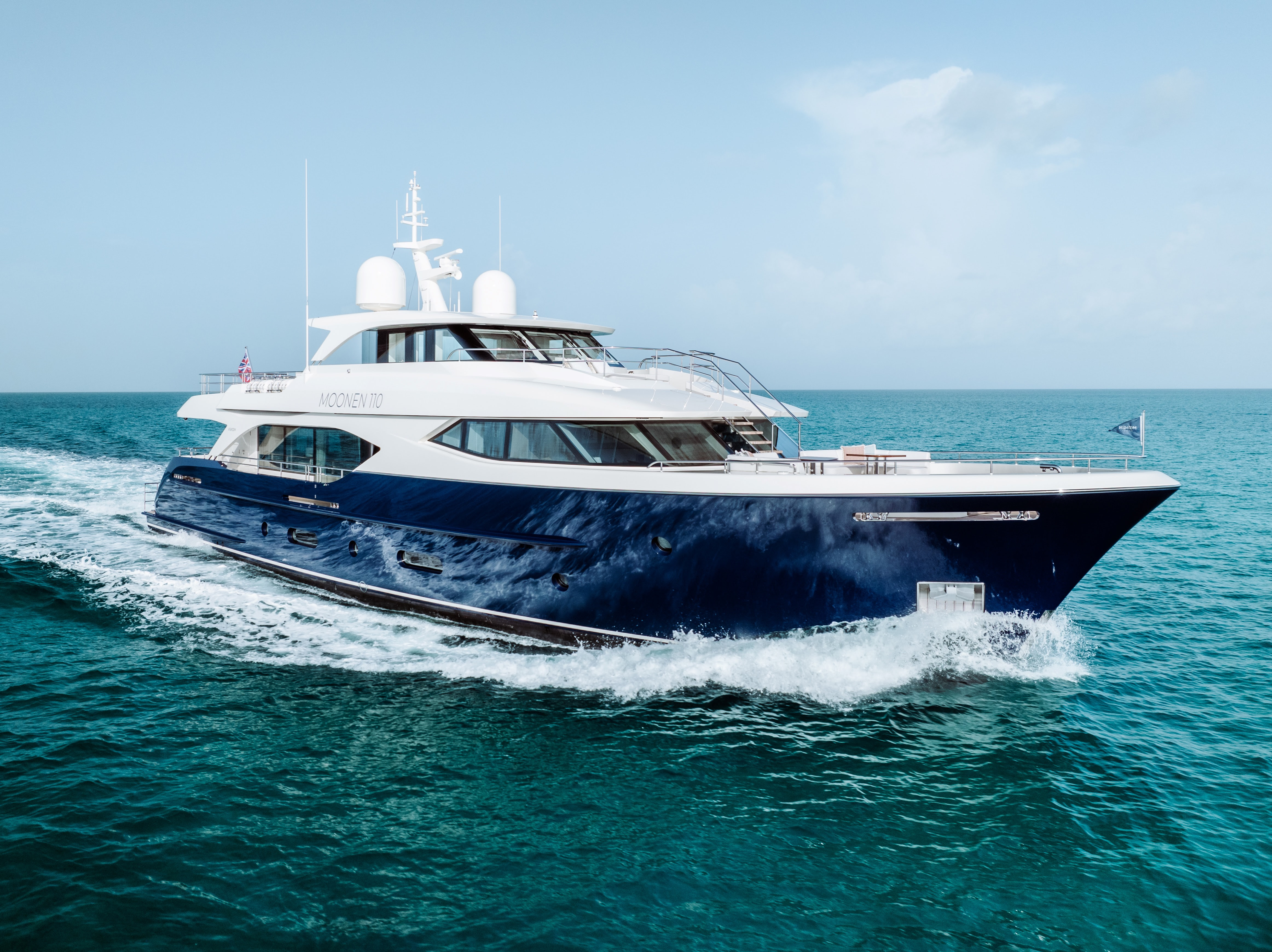 Moonen announces the sale of the First 110 Mustique Yacht