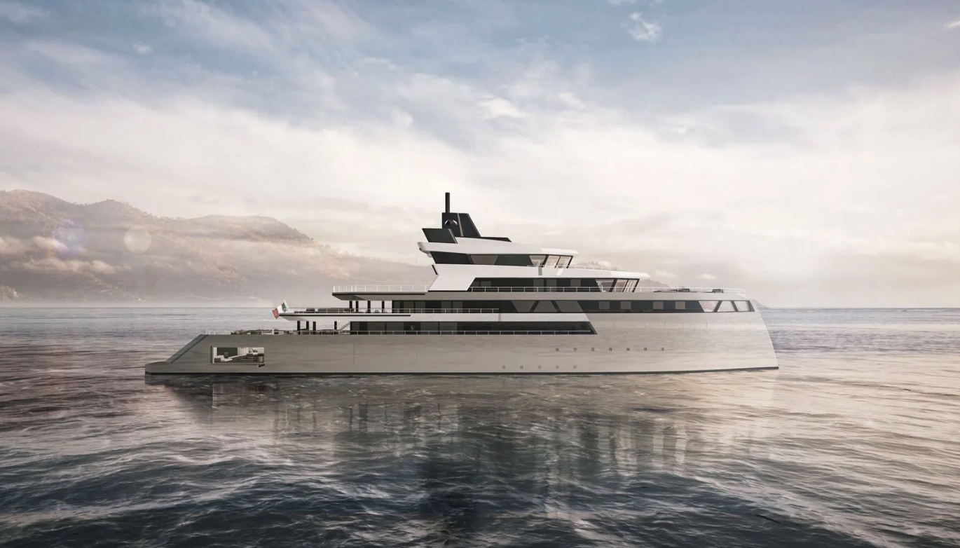 90m Expedition Yacht Concept Revealed by Bassan and Benedetti