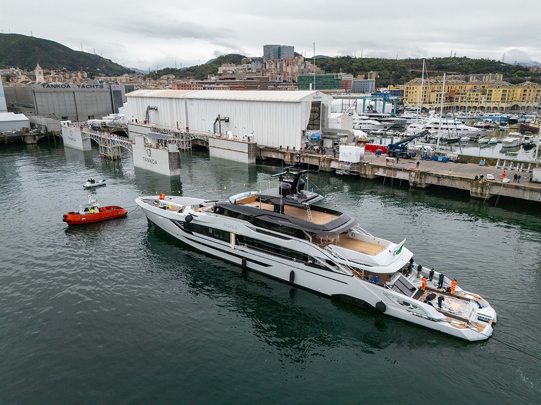 First T55 Sportiva Launched by Tankoa Yachts