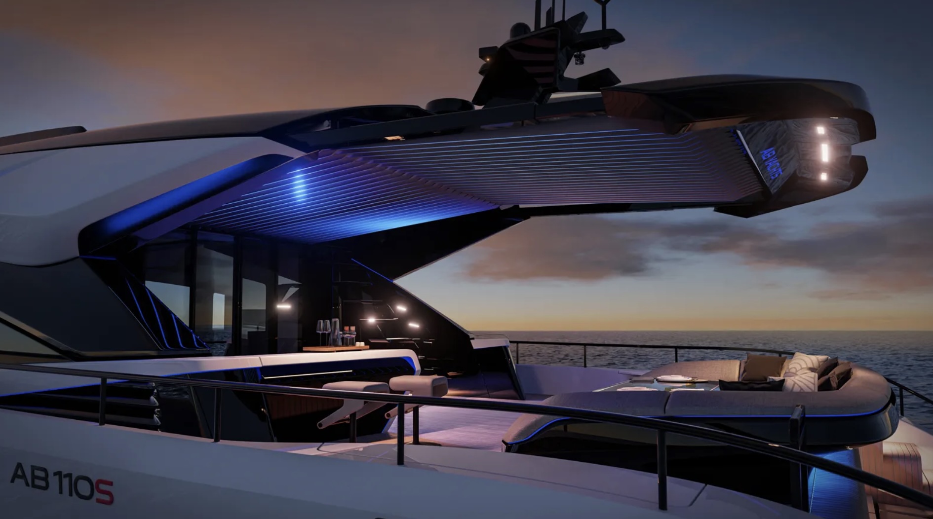 34m AB 110S Introduced by AB Yachts