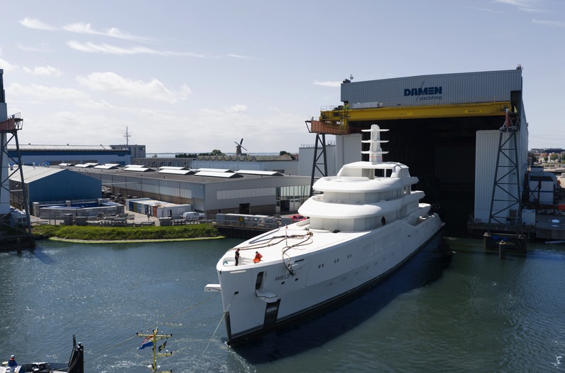 Damen Yachting Starts Interior Work on New 80m Amels
