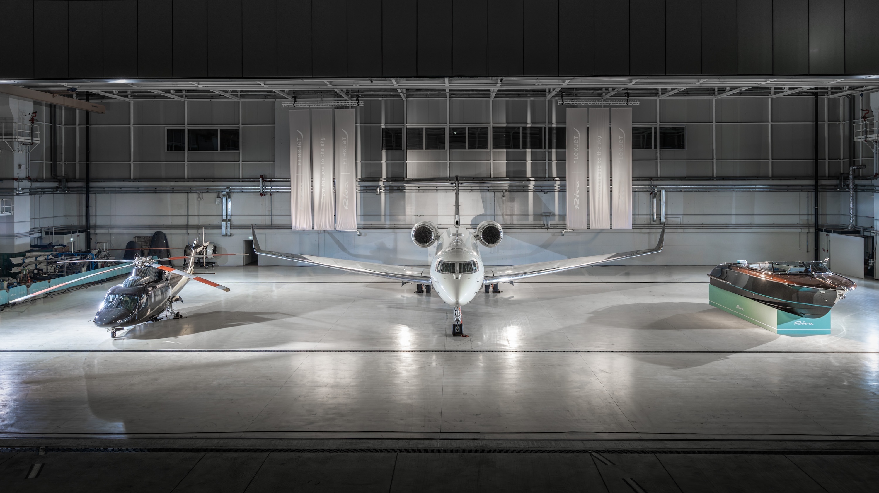 Flexjet and Ferretti Group Unveil Riva Volare Aircraft Interiors