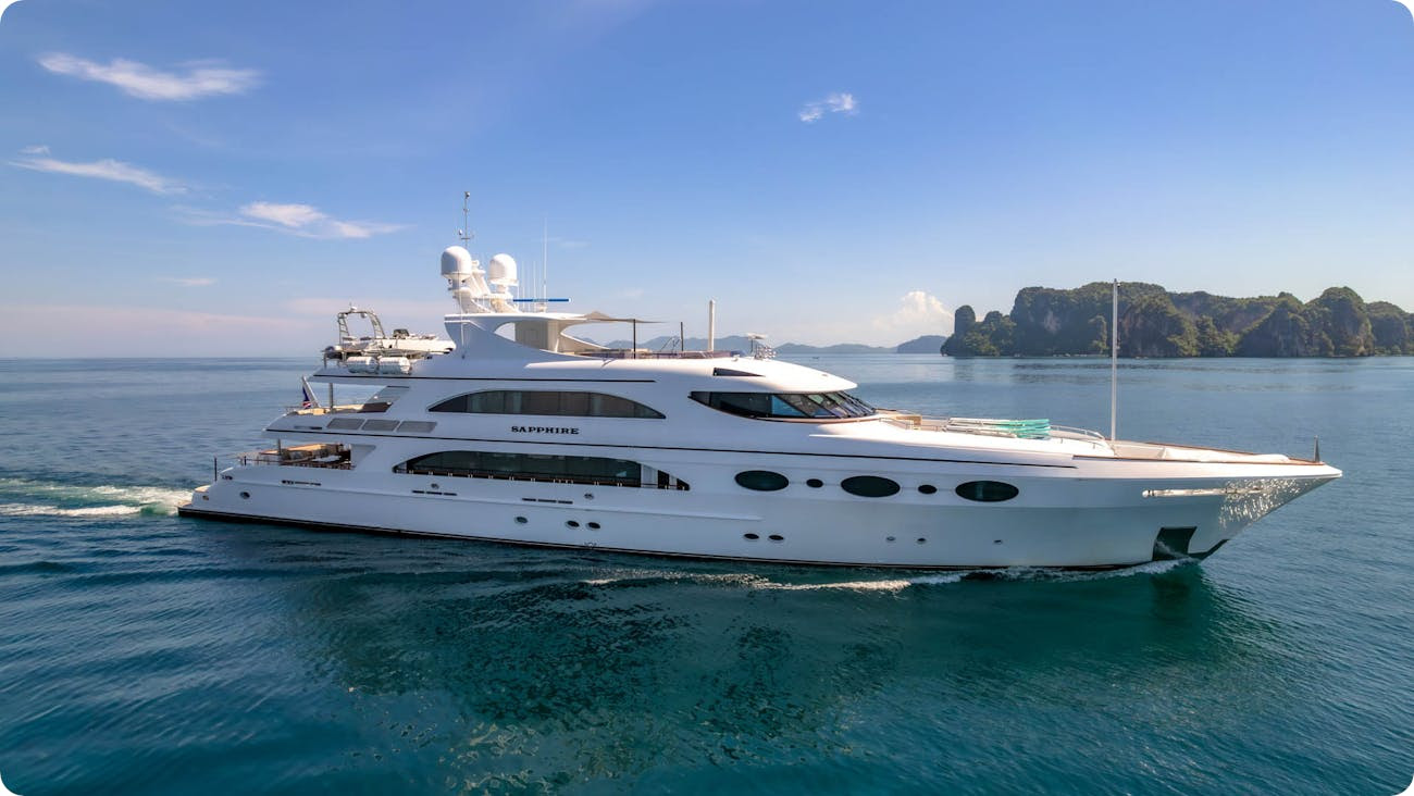 Trinity-Built 51m Motor Yacht Sapphire Finds New Owner Through Auction