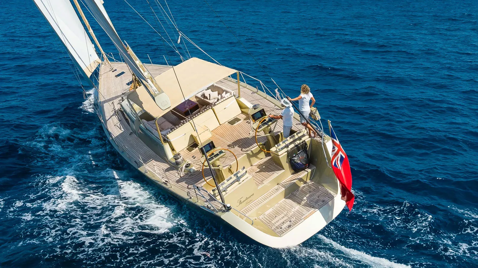 Frers 80 sailing yacht Fantasea Blue sold and renamed Kyalami