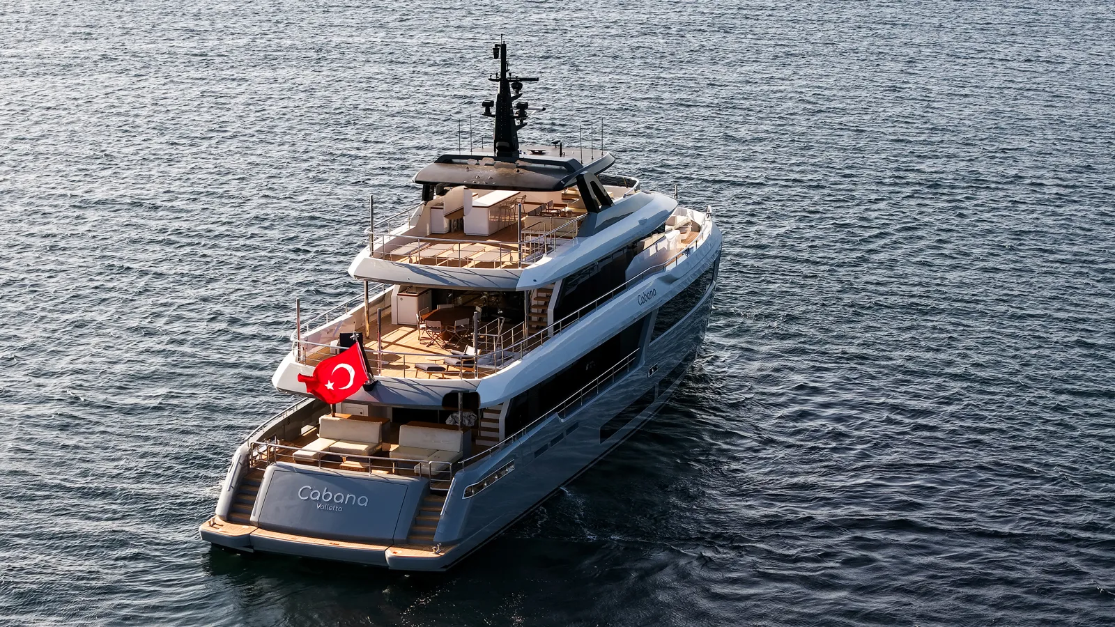 First 35m Atlante Classic yacht model Cabana delivered