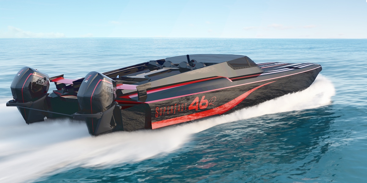 VisionF Yachts Prepares 14m Superfast 46 for Cannes Debut