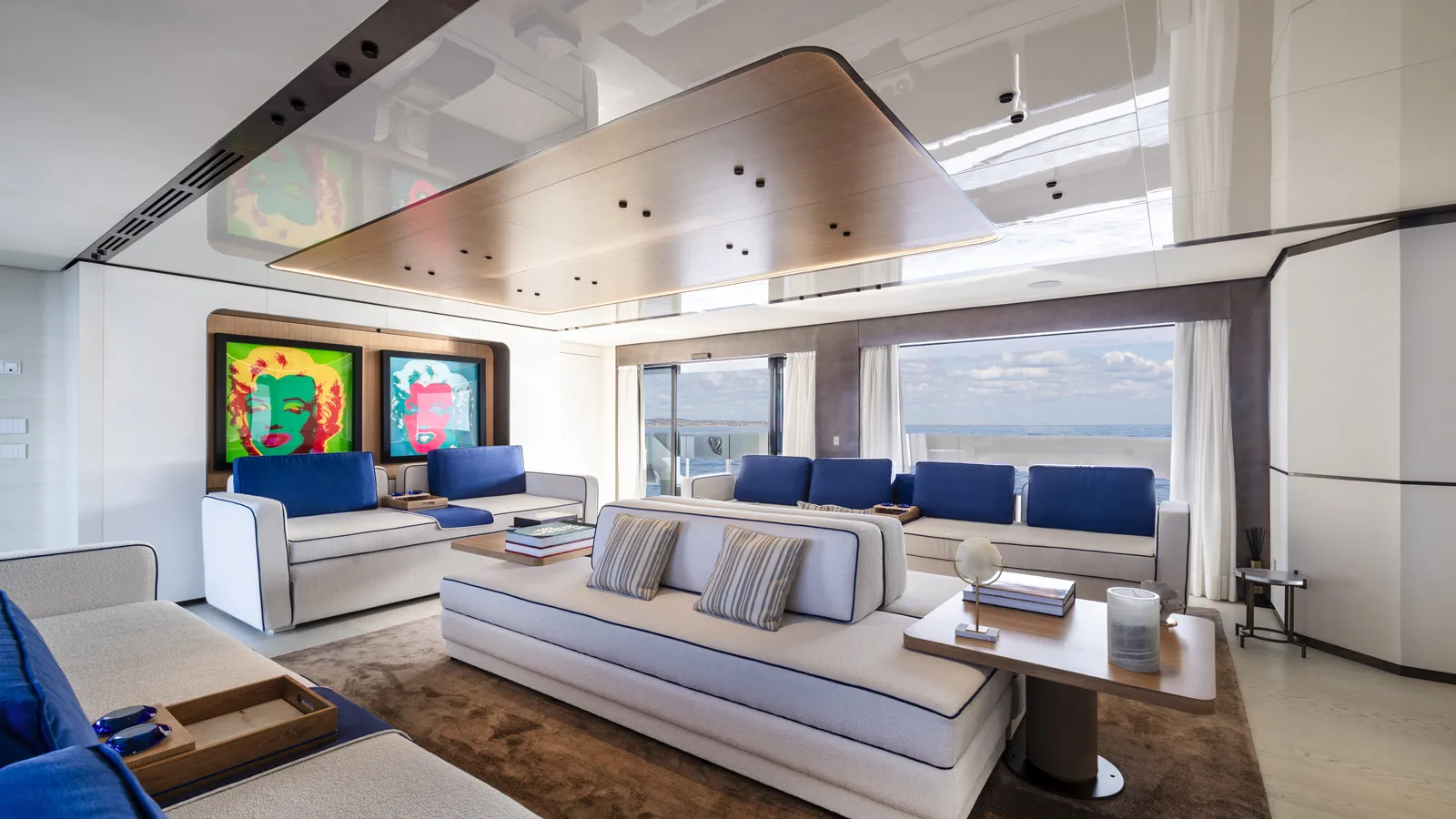 First look inside Columbus charter yacht Acqua Chiara