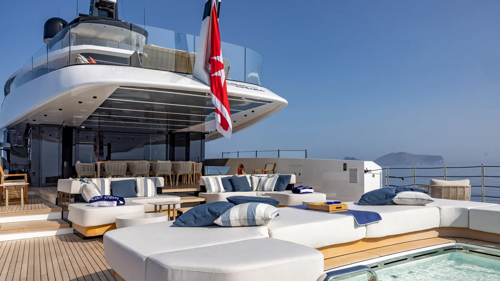 First look inside Columbus charter yacht Acqua Chiara