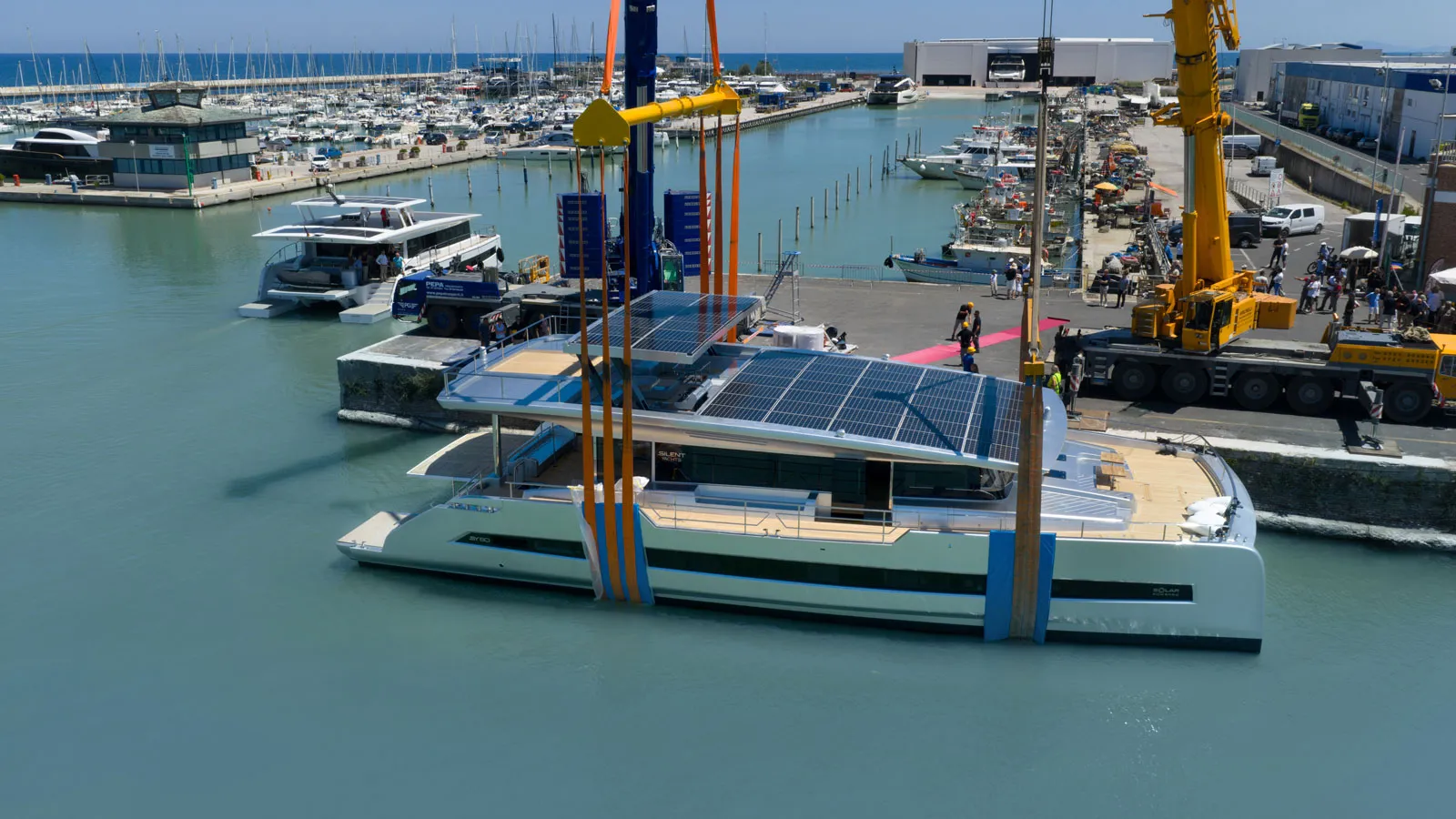 Silent Yachts launches flagship solar-electric catamaran Sundance
