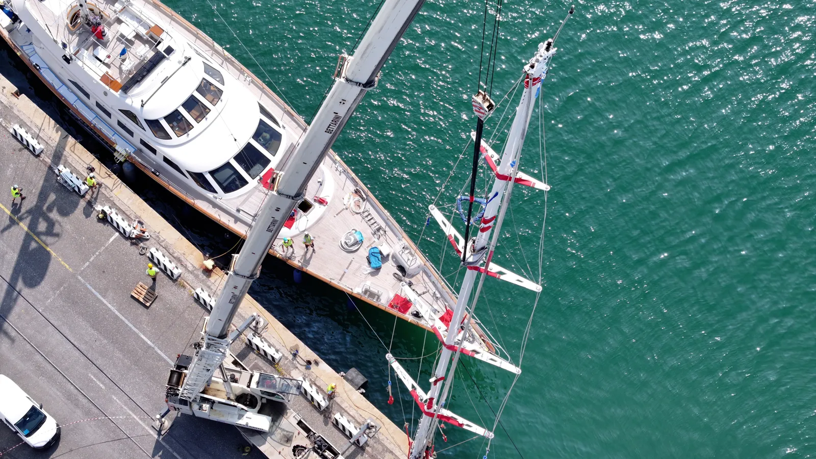 Refit division of Cantieri di Pisa redelivers 42m Feadship and 40m Perini Navi