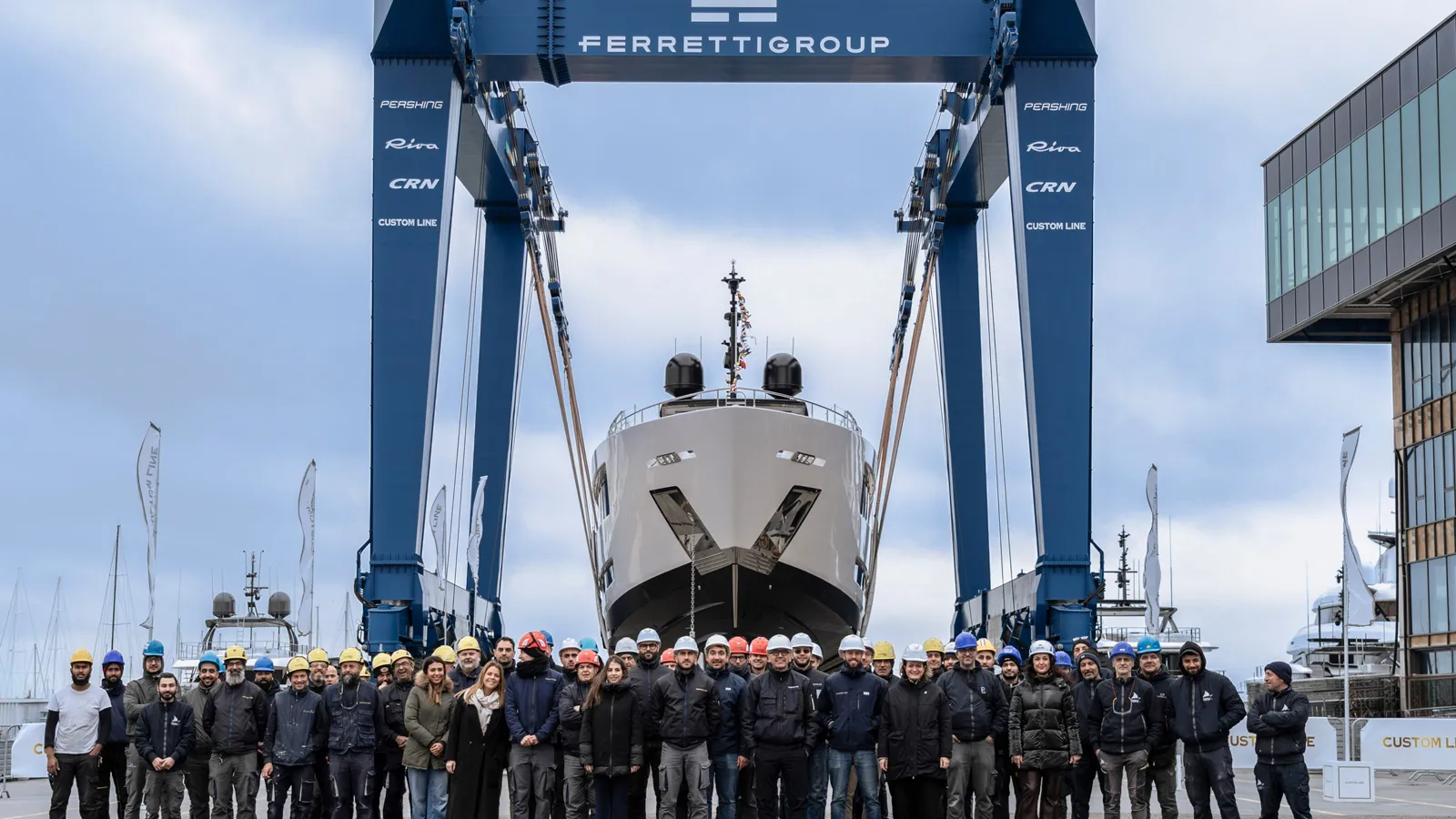 Latest 38m Custom Line 120 yacht model launched