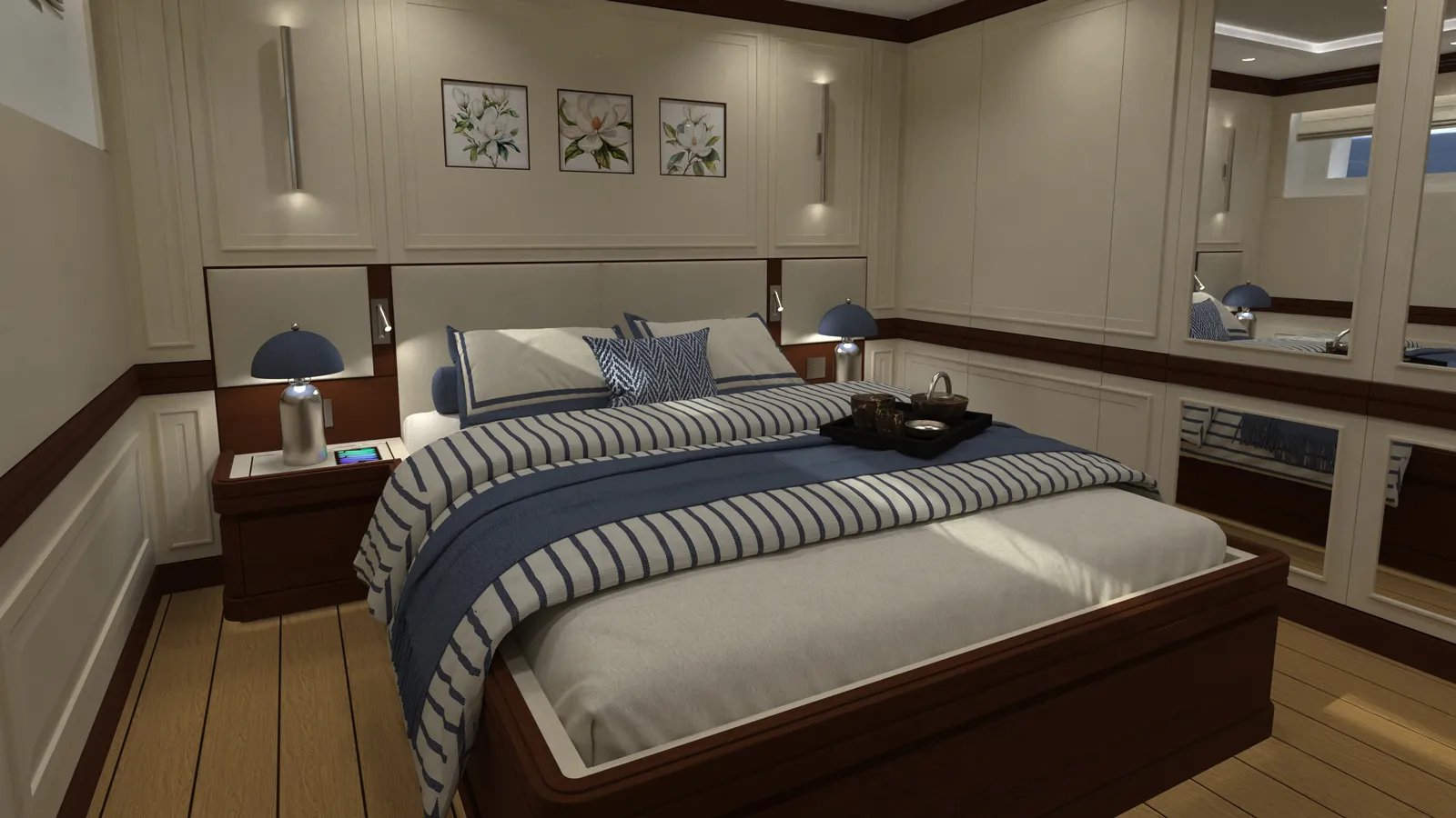 First interior images of Magnolia Yachts' 41m flagship project unveiled