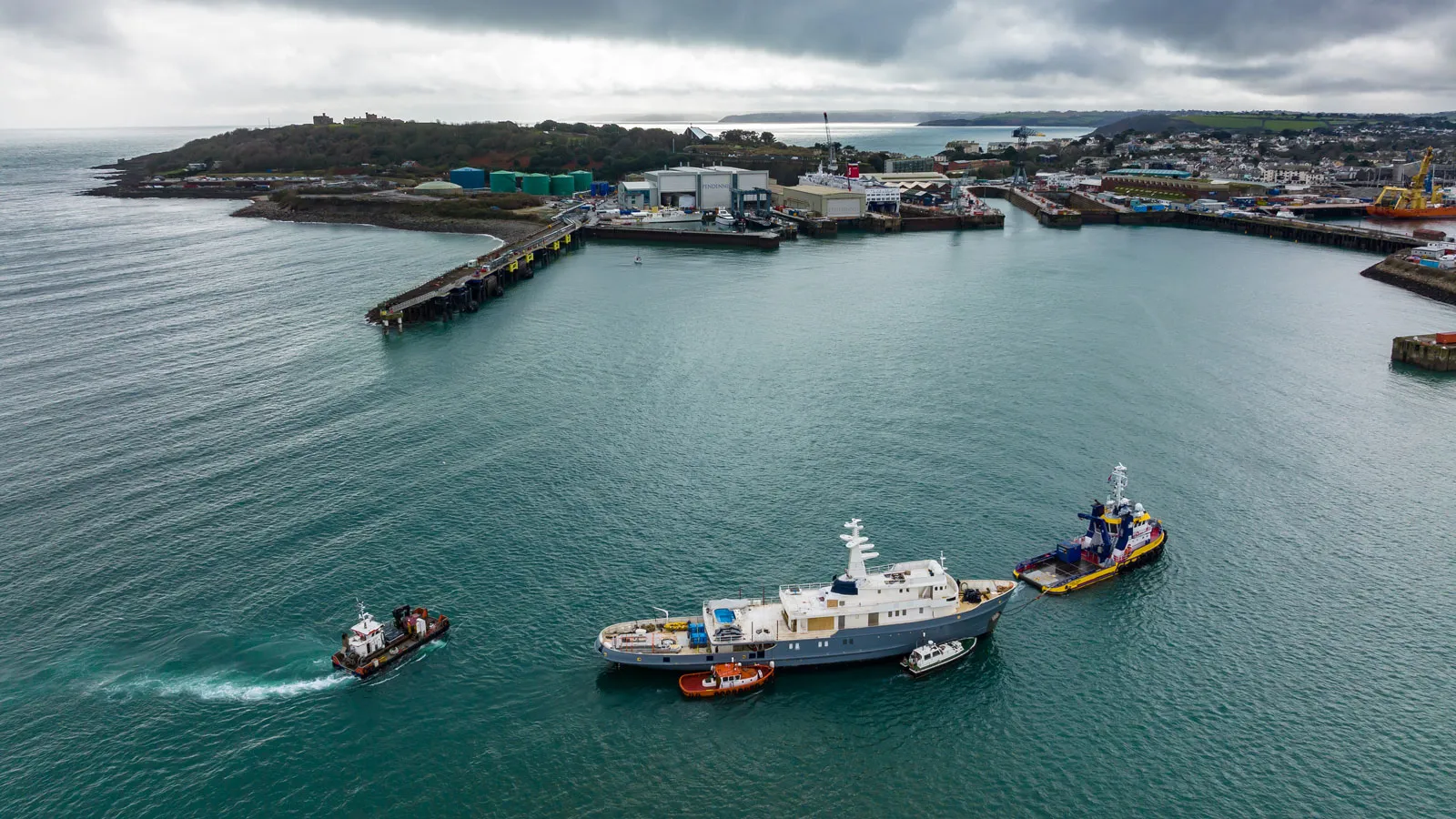 1950s explorer yacht Seawolf arrives in Antigua following two-year refit at Pendennis