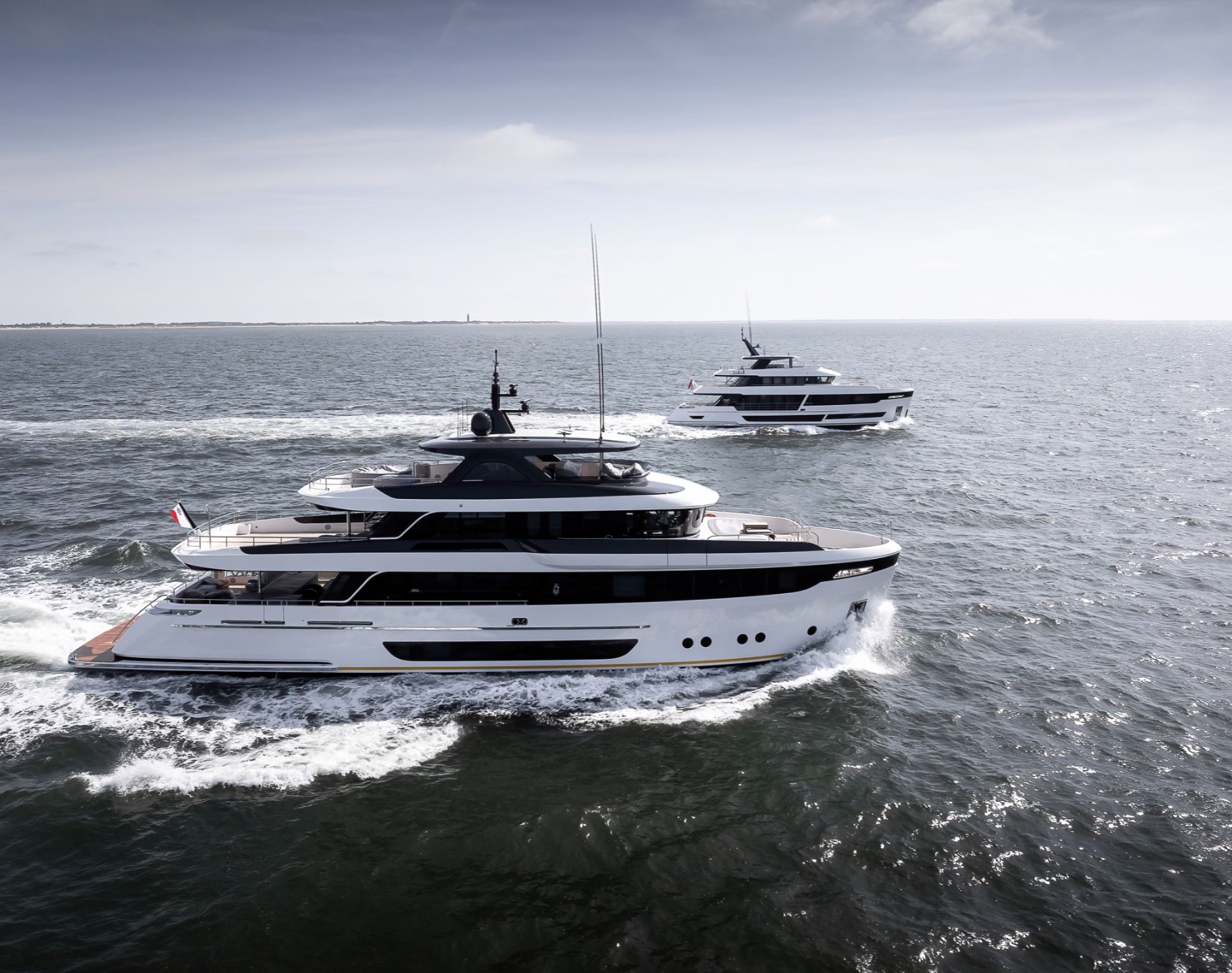 Lalabe and One Cruising in the North Sea