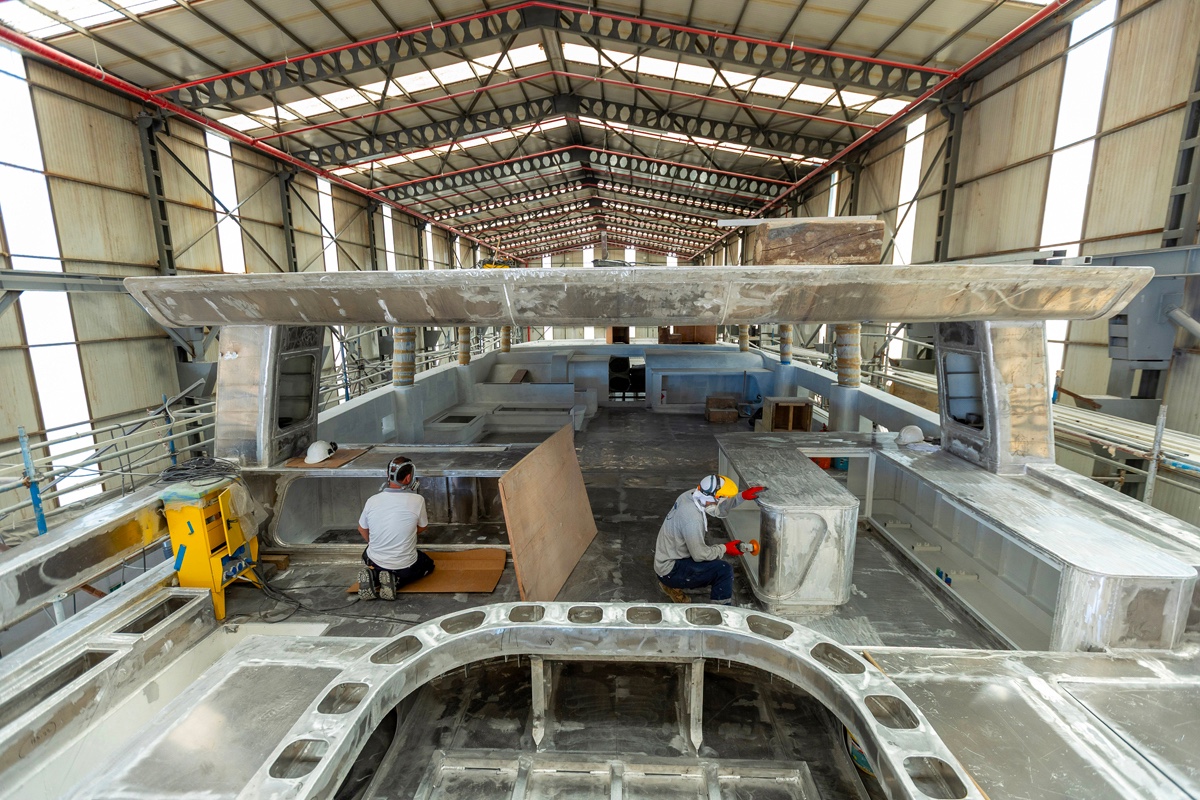 GX42 Superyacht Construction Reaches Key Milestones Ahead of 2026 Delivery