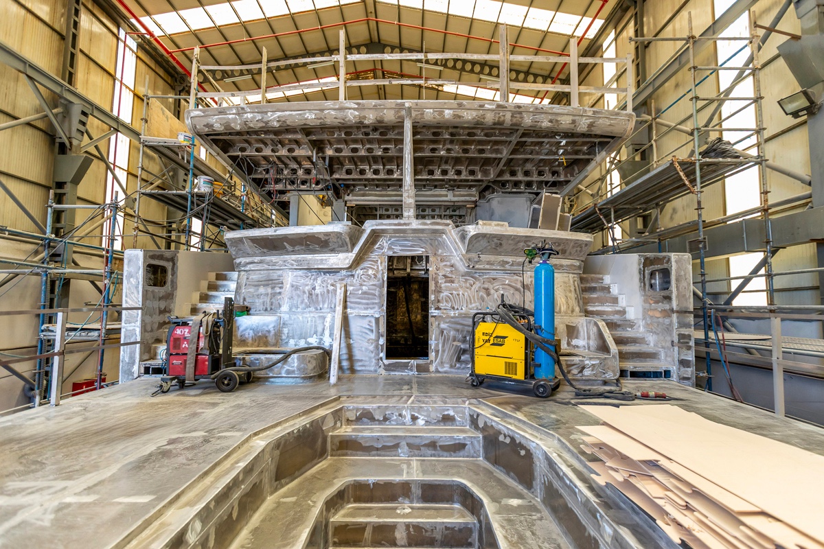 GX42 Superyacht Construction Reaches Key Milestones Ahead of 2026 Delivery