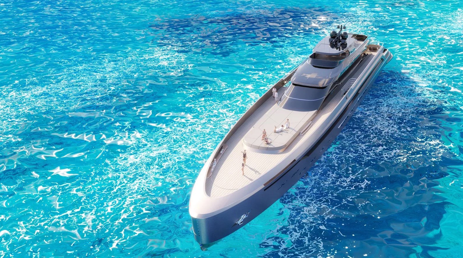 Details of 85-Meter Hydrogen-Powered Concept Revealed by MASK Architects