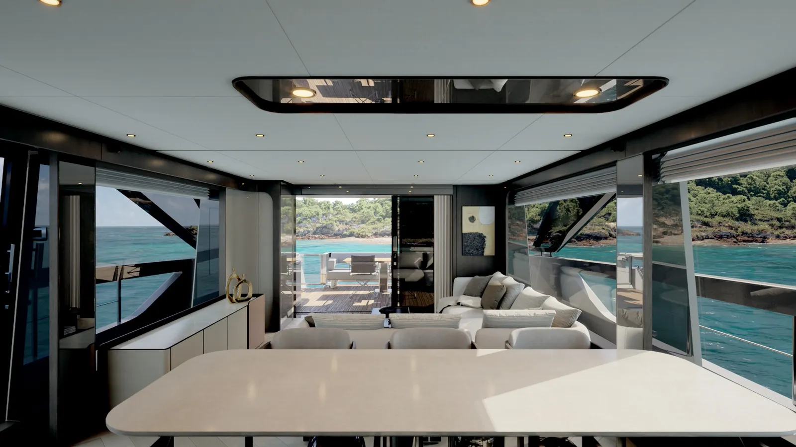 First 25m Ferretti Yachts 800 flybridge model launched