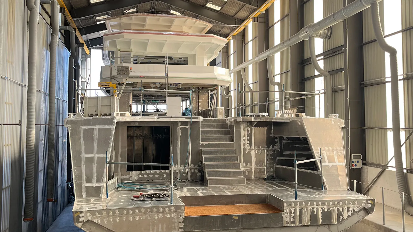 JFA Yachts hits milestone on hybrid 51m aluminium explorer yacht JFA Yachts hits milestone on hybrid 51m aluminium explorer yacht