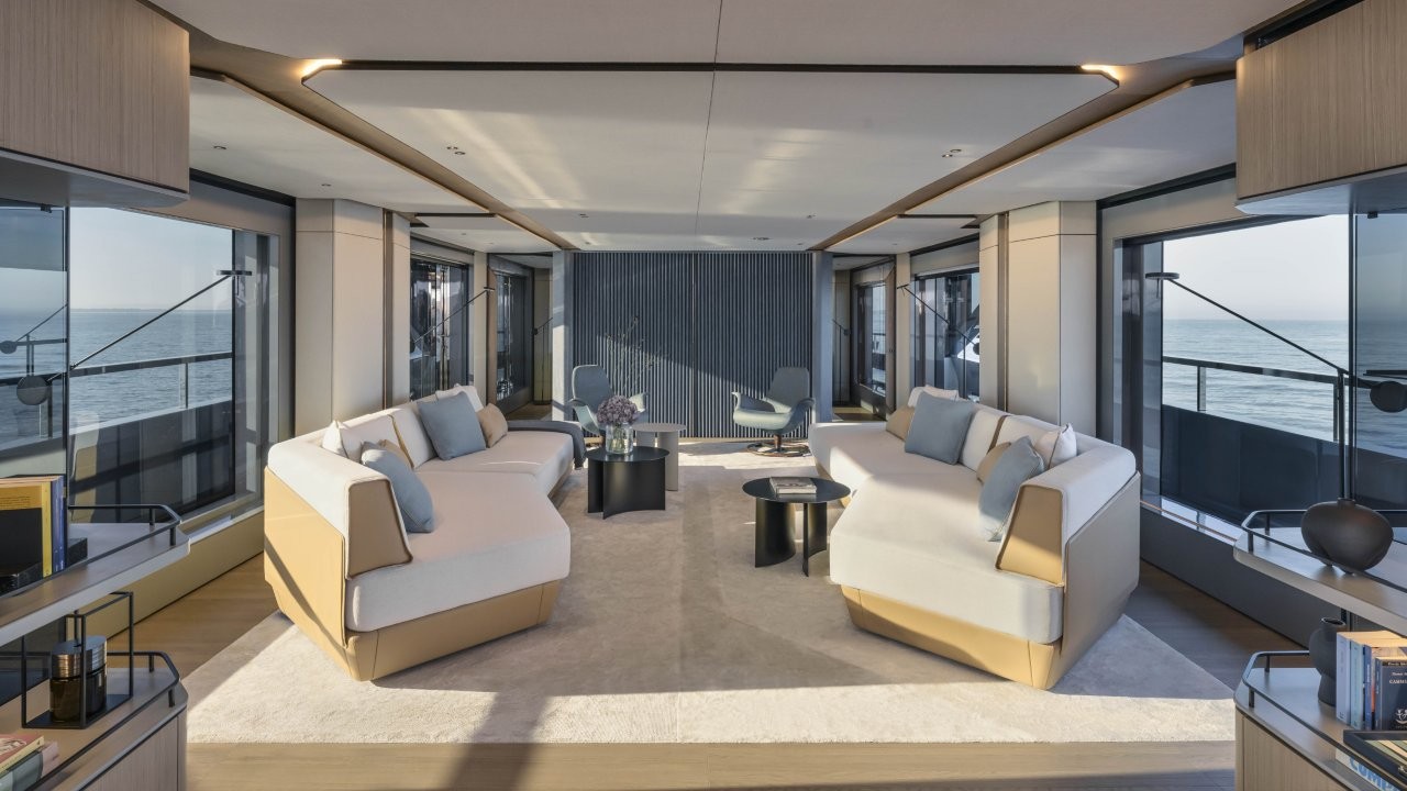 Azimut Unveils New Grande Trideck with m2atelier-Designed Interiors