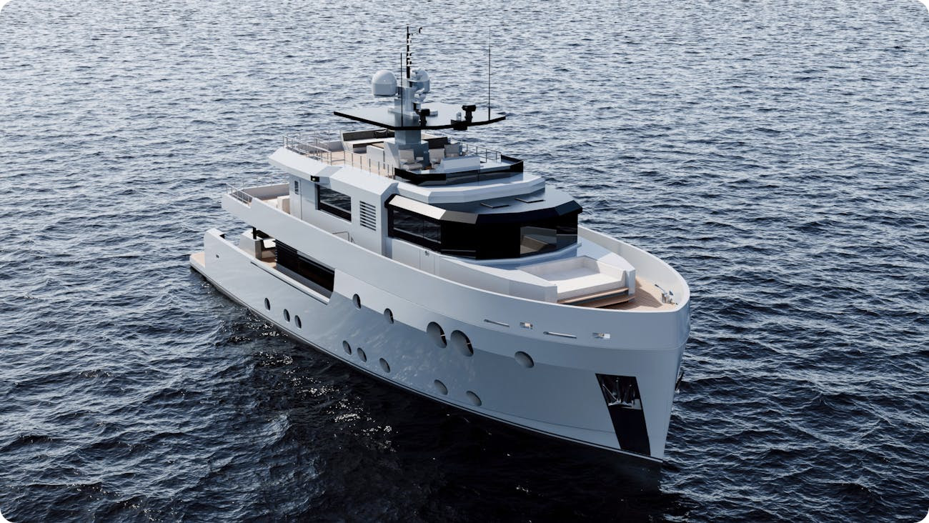 26.5m Explorer Yacht Project Mako Shark Listed for Sale
