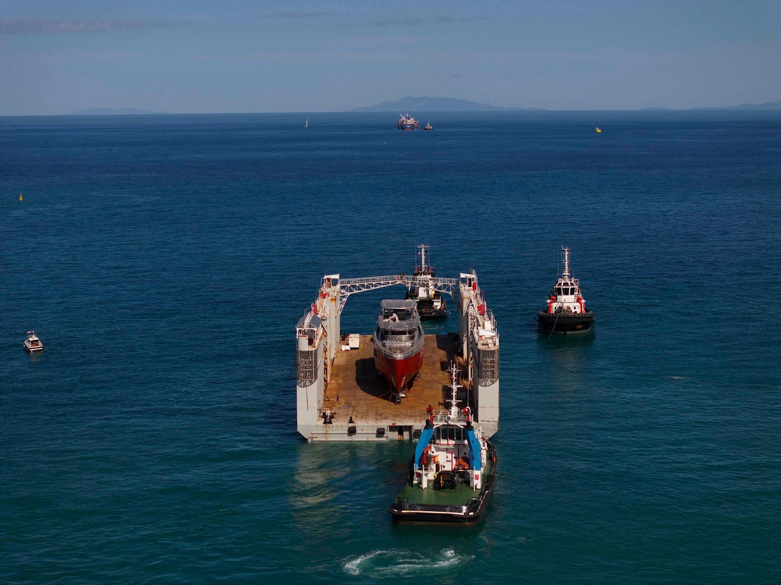 First Tankoa-Built Hull from Civitavecchia Facility Arrives in Genoa